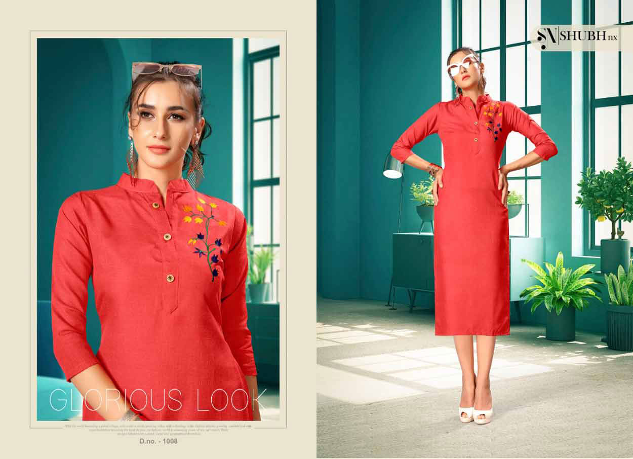 Shubh Nx Aashiqui Gold Vol-3 Rooby Om Slub Kurti Shubh Nx Aashiqui Gold Vol-3 Rooby Om Slub Kurti